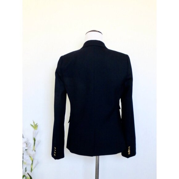 NEW! J.Crew Schoolboy Blazer Wool Blend Navy Blue SZ 6 - Picture 10 of 14